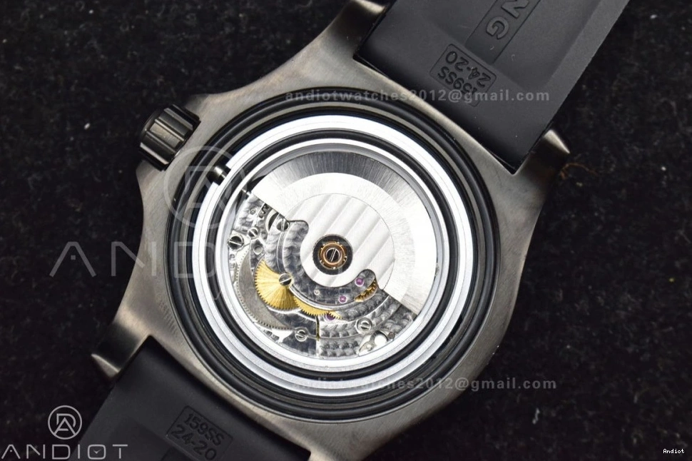 Bezel Superocean Strap Best Yellow TF on 44 Automatic Dial 1:1 Edition Black A2824 Rubber Black 0313